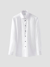 Navy Details Signature Twill Shirt - Slim