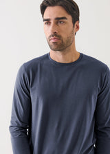 Pima Cotton Stretch Long Sleeve T-Shirt