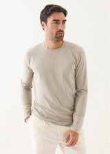 Pima Cotton Stretch Long Sleeve T-Shirt