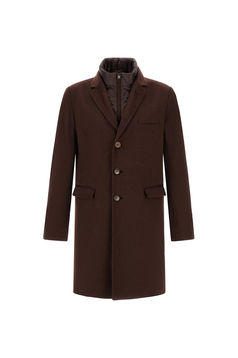 Cashmere Top Coat w/ Removable Windguard