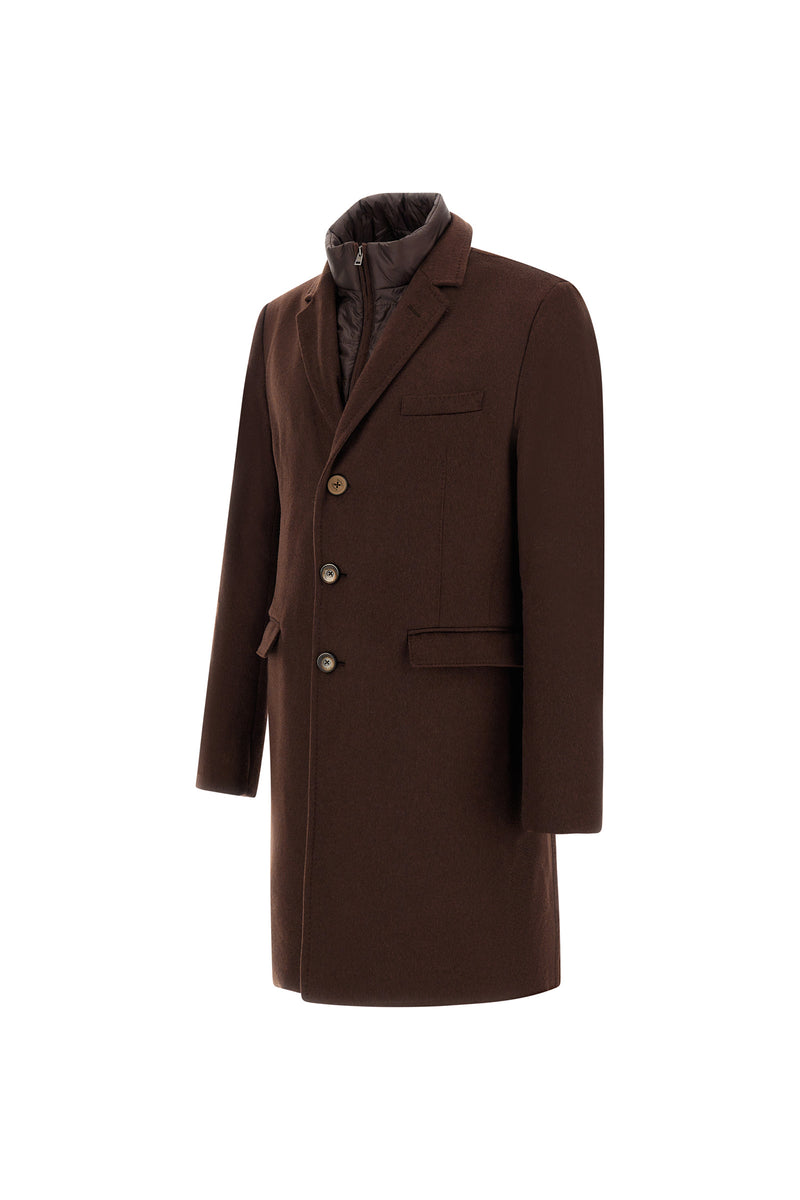 Cashmere Top Coat w/ Removable Windguard