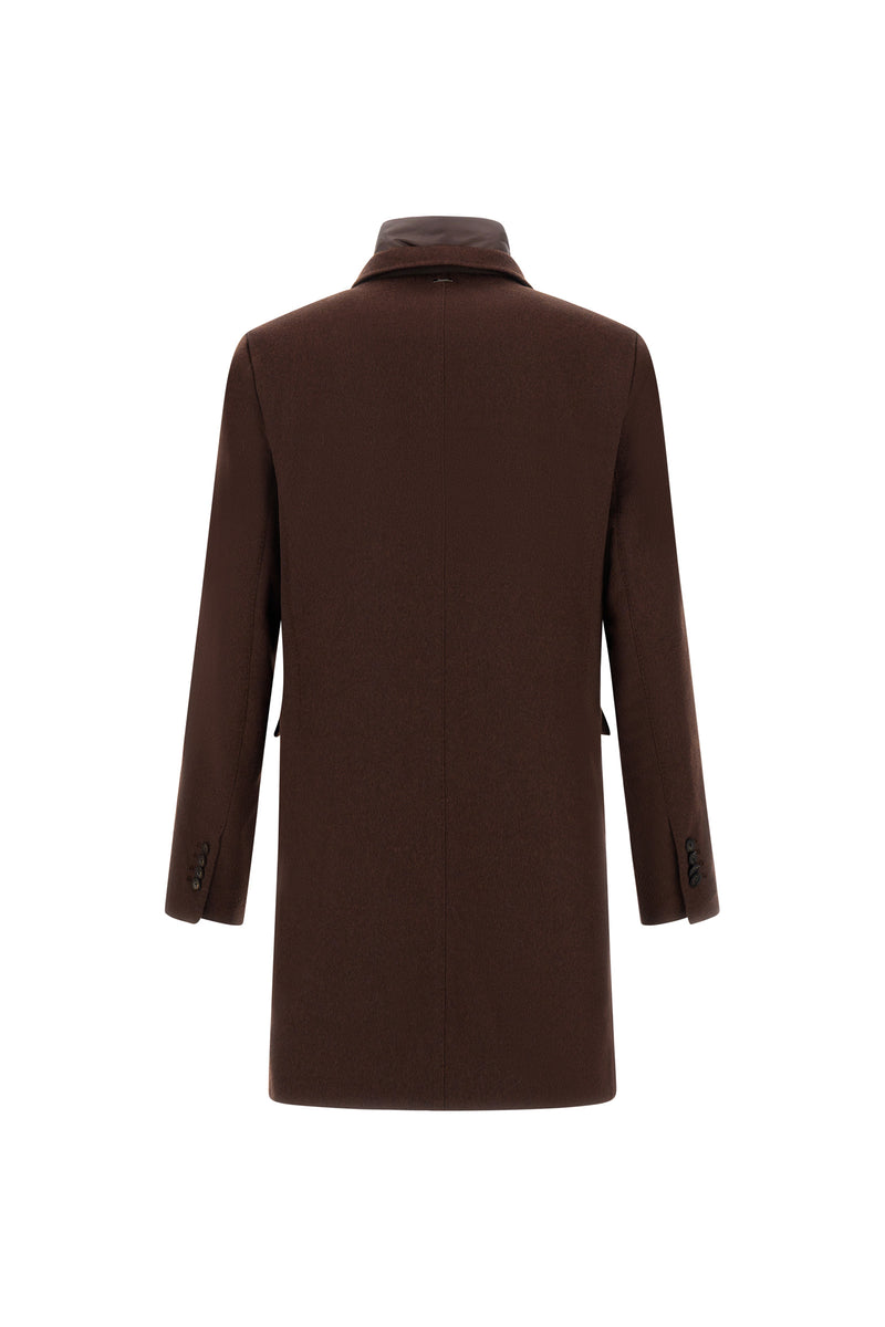 Cashmere Top Coat w/ Removable Windguard