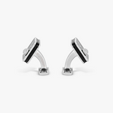 Sports Ice Golf Cufflinks in Black