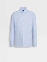 Light Blue Trofeo Cotton Shirt
