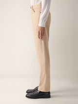 Light Beige Stretch Cotton Roccia Jeans