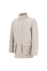 Tech Field Jacket in Pearl Grey