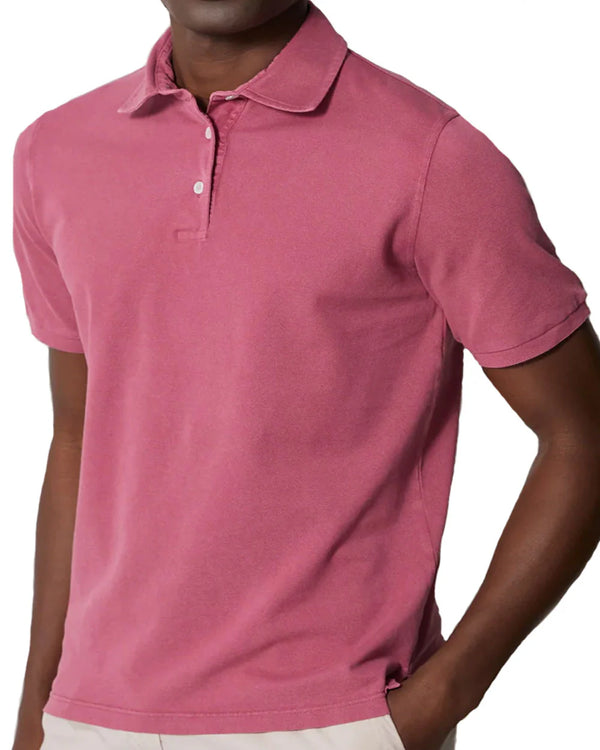 Organic Cotton Polo - Cherry