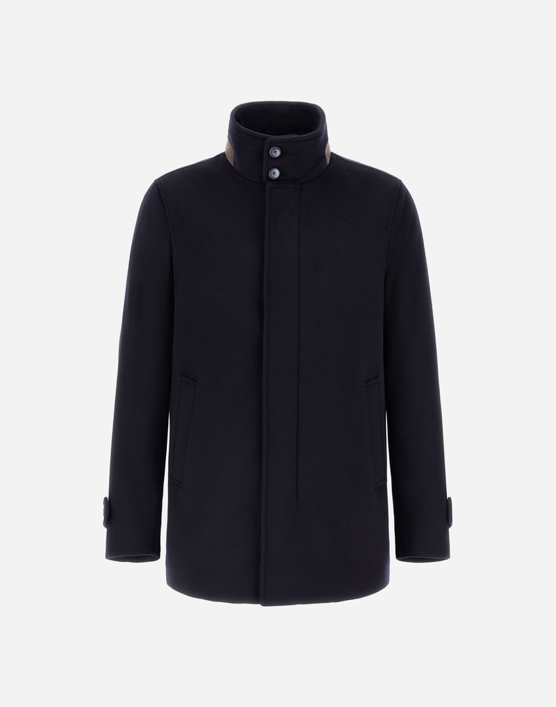 Cashmere Blazer w/ Removable Fleece Collar