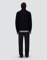 Printed Light Scuba Jacket Navy