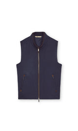 Arena Cashmere Vest - Blue
