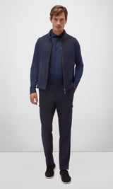 Arena Cashmere Vest - Blue