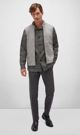 Arena Cashmere Vest - Light Grey