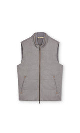 Arena Cashmere Vest - Light Grey