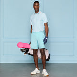 SCRIBBLE TECH JERSEY POLO IN CENOTE
