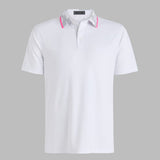CAMO COLLAR PERFORMANCE PIQUÉ POLO
