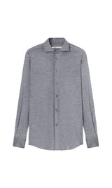 Grey Santini Techmerino Wool Shirt
