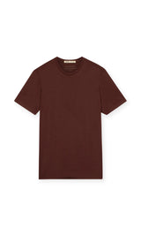 Brown Linate T-shirt in Techmerino Extra-Fine Merino Wool