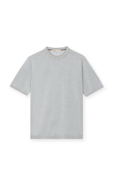 Luxury Silk T-Shirt - Greystone