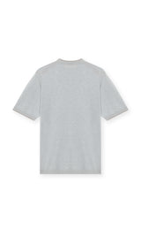 Luxury Silk T-Shirt - Greystone