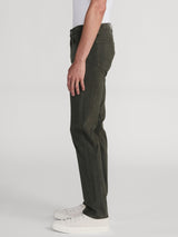Olive L'Homme Slim Brushed Twill