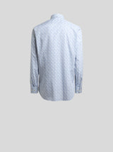 Blue Paisley Shirt