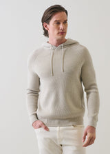 Merino Ribbed Hoodie