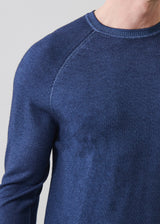 Merino Wool Vintage Wash Raglan Crew Neck