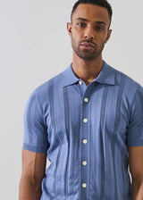 Cotton Cashmere Knit Shirt