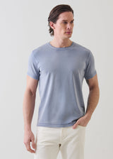 Pima Cotton Stretch Vintage Wash T-Shirt in Haze