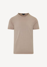Pima Cotton Stretch Vintage Wash T-Shirt in Dune