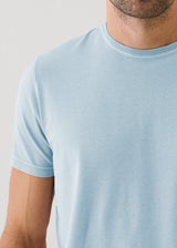 Pima Cotton Stretch Vintage Wash T-Shirt in Arctic Blue
