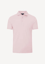 Pima Cotton Stretch Iconic Polo in Pixie Pink