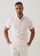 Pima Cotton Stretch Iconic Polo in Pixie Pink
