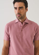 Pima Cotton Stretch Iconic Polo Dusty Rose