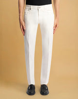 Jazz twill trousers in White