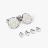 Asanoha Semi -Precious Cufflinks & Shirt Studs