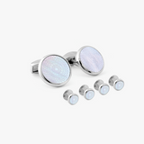 Rotondo Guilloche Stud Set