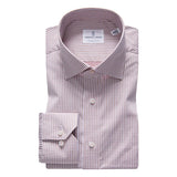 Red Checked Twill Sport Shirt