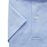Textured Jacquard Short-Sleeve Polo