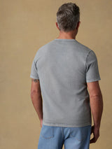 Short-Sleeve Recycled Cotton Tee - Lakeshore Grey
