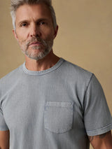 Short-Sleeve Recycled Cotton Tee - Lakeshore Grey