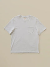 Short-Sleeve Recycled Cotton Tee - Pure White