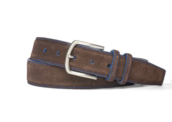 Suede Belt - Chocolate