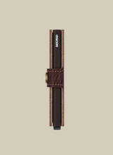 Miniwallet veg Espresso-Brown