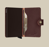 Miniwallet veg Espresso-Brown