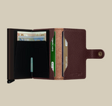 Miniwallet veg Espresso-Brown