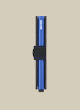 Miniwallet matte Black & Blue