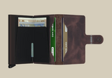 Miniwallet vintage Chocolate