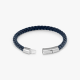 Charles Click Navy Pelle Bracelet