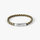Herringbone Click Multi Pelle Bracelet